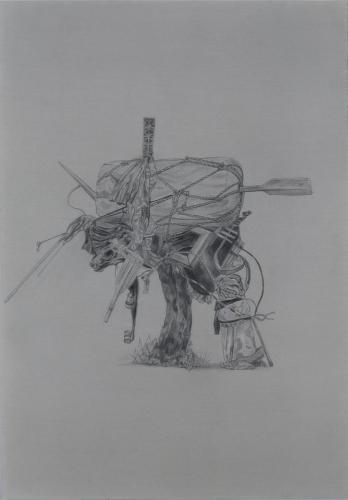 Jarek Piotrowski - Architect - Pencil on paper - 36.5 x 25.6cm