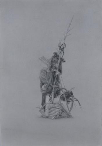 Jarek Piotrowski - Architect - Pencil on paper - 36.5 x 25.6cm