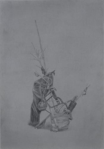Jarek Piotrowski - Architect - Pencil on paper - 36.6 x 25.7cm