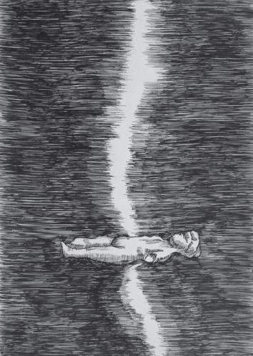 Jarek Piotrowski - Argonaut - Ink on paper - 29.5cm × 21cm