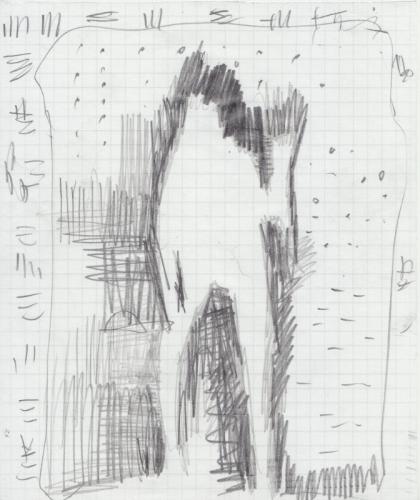 Jarek Piotrowski - Natural Stranger - Pencil on paper - 17.5cm × 14.8cm