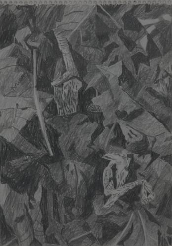 Jarek Piotrowski - Wick Woods - Pencil on paper - 21cm × 14.8cm