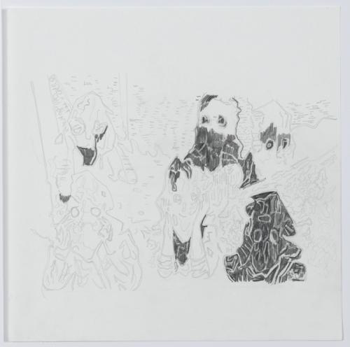 Jarek Piotrowski - Wise Men's Follies - Pencil on Paper - 29cm × 29cm