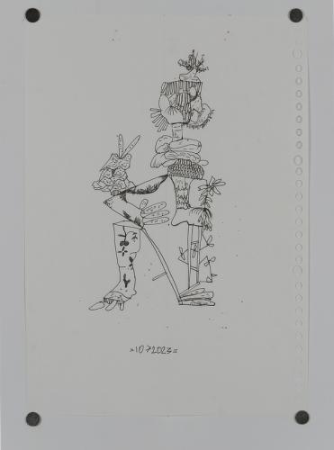 Jarek Piotrowski - Luggage - Ink on paper - 21 x 29.7cm