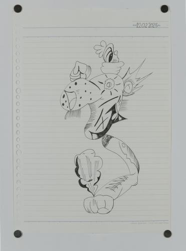 Jarek Piotrowski - Luggage - Ink on paper - 21 x 29.7cm