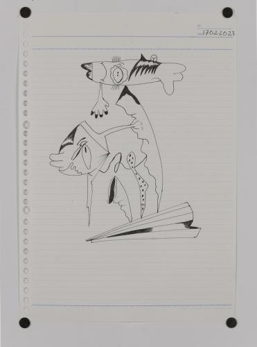 Jarek Piotrowski - Luggage - Ink on paper - 21 x 29.7cm