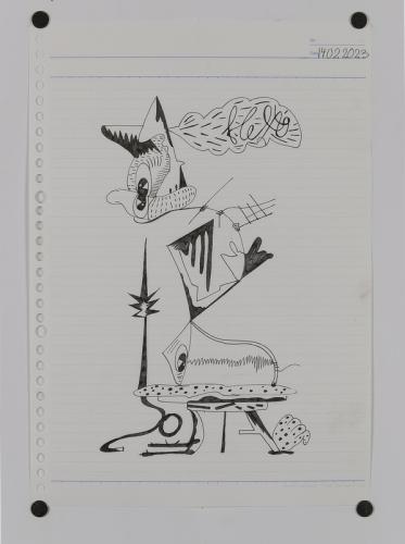 Jarek Piotrowski - Luggage - Ink on paper - 21 x 29.7cm