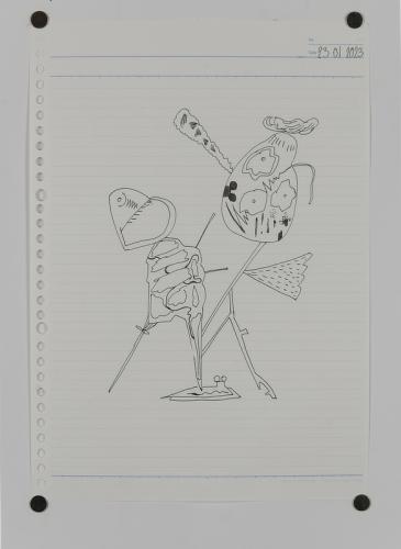 Jarek Piotrowski - Luggage - Ink on paper - 21 x 29.7cm