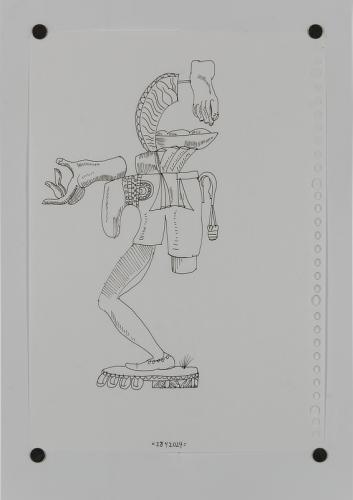 Jarek Piotrowski - Luggage II - Ink on paper - 21 x 29.7cm