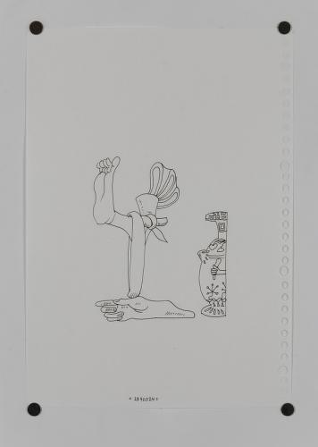 Jarek Piotrowski - Luggage II - Ink on paper - 21 x 29.7cm