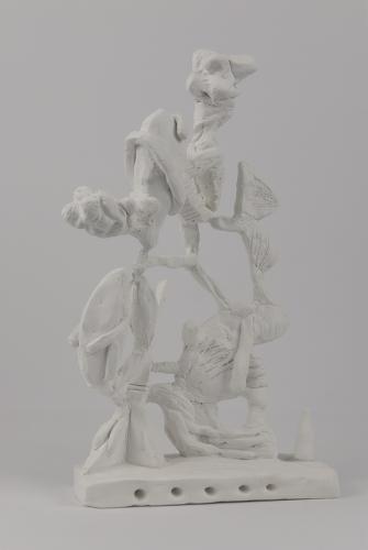 Jarek Piotrowski - Manic Paste - Clay and steel - 21.2 × 12 x 6.8cm