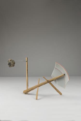 Jarek Piotrowski - Ovid's Cupboard - Steel, bamboo, ceramic and lacquer - 25cm × 10cm × 14cm