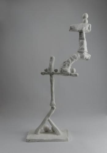 Jarek Piotrowski - Parameters - Bamboo, steel and clay - 49cm × 16.5cm× 9.5cm