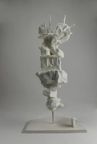 Jarek Piotrowski - Parameters - Wood, bamboo, steel and clay - 51cm × 27cm× 17cm