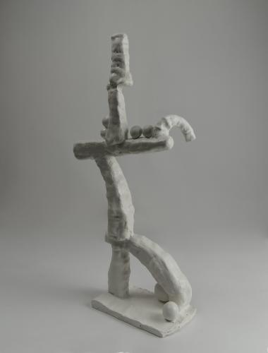 Jarek Piotrowski - Parameters - Bamboo, steel and clay - 38cm × 13cm× 8cm