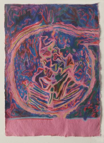Jarek Piotrowski - Ammonia of Solitude - Watercolor and pastel on Cotton rag paper - 29.5cm × 42cm