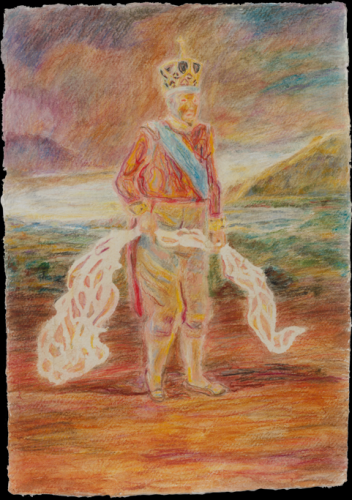 Jarek Piotrowski - In Search of the Miraculous - Watercolor on Cotton rag paper - 42cm × 30cm