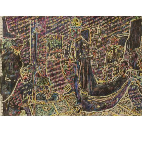 Jarek Piotrowski - Wise Men's Follies - Watercolor on Paper - 29.5cm × 42cm