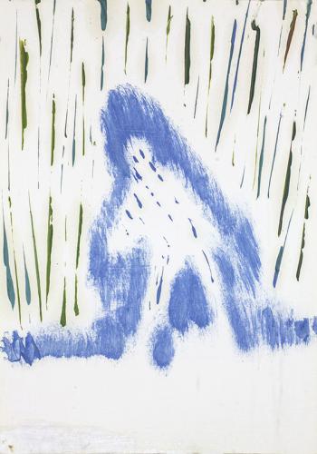 Jarek Piotrowski - Mudmen and Raindwellers - Oil on paper - 29.7cm x 21cm
